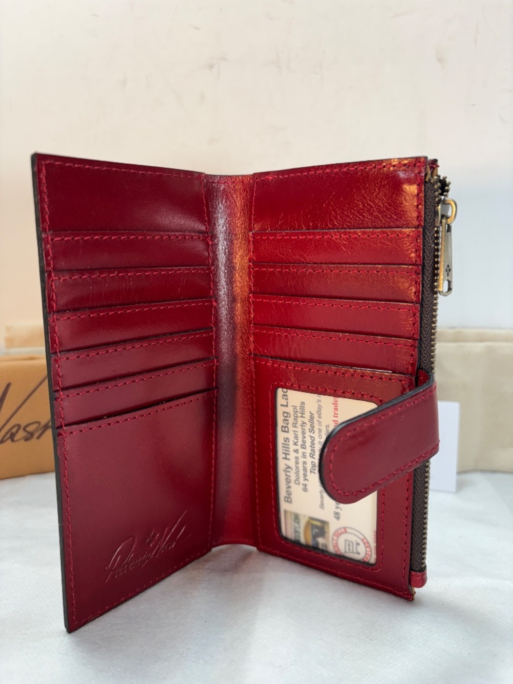 PATRICIA NASH MILAN ITALY-NWT$99.00                   CELL PHONE COMPLETE WALLET